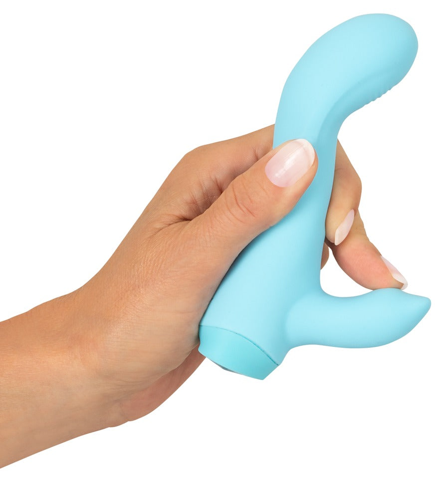 Cuties Mini Vibrator Blue 4.ª Generación - Vibrador Compacto con 10 Modos