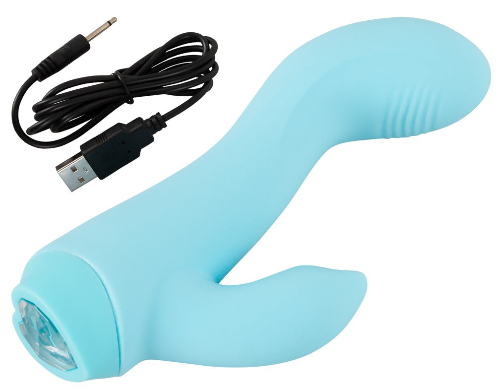 Cuties Mini Vibrator Blue 4.ª Generación - Vibrador Compacto con 10 Modos