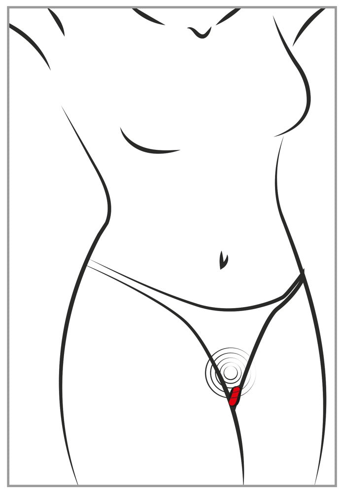 Sweet Smile Magnetic Panty Vib - Vibrador RC Discreto con Control Remoto
