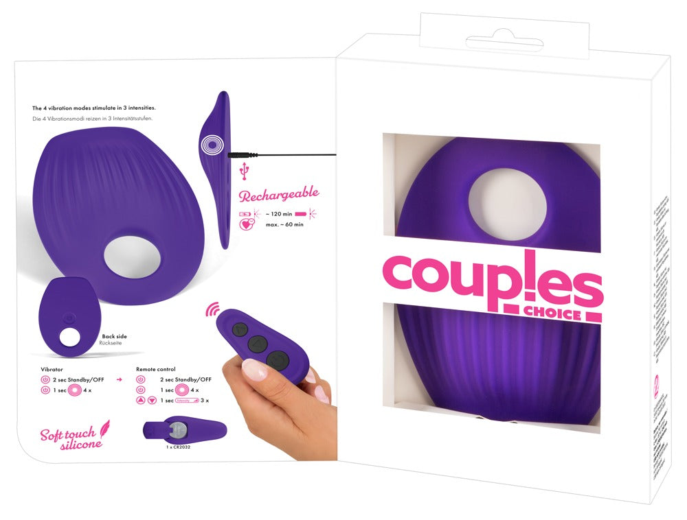 Couples Choice Grinding Cushion - Cojín Vibrador de Pareja con Mando a Distancia