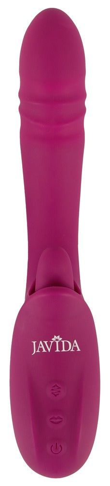 Javida Licking & Thrusting Vibra - Vibrador Dual con Lengua Vibradora y Función de Empuje