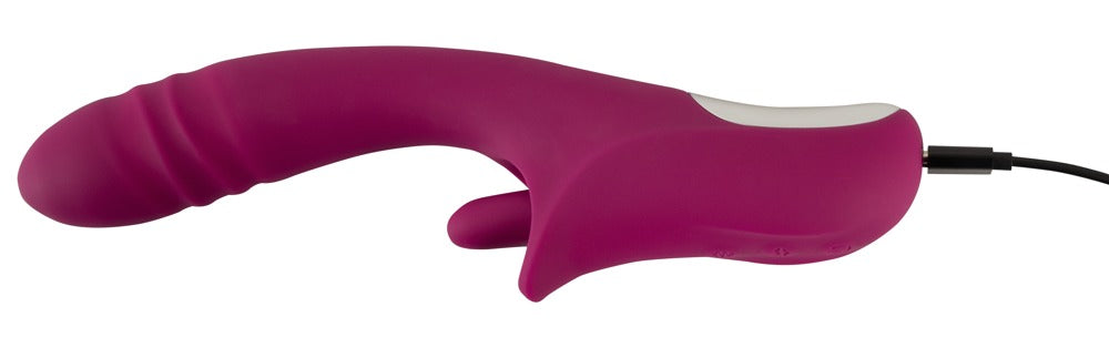 Javida Licking & Thrusting Vibra - Vibrador Dual con Lengua Vibradora y Función de Empuje