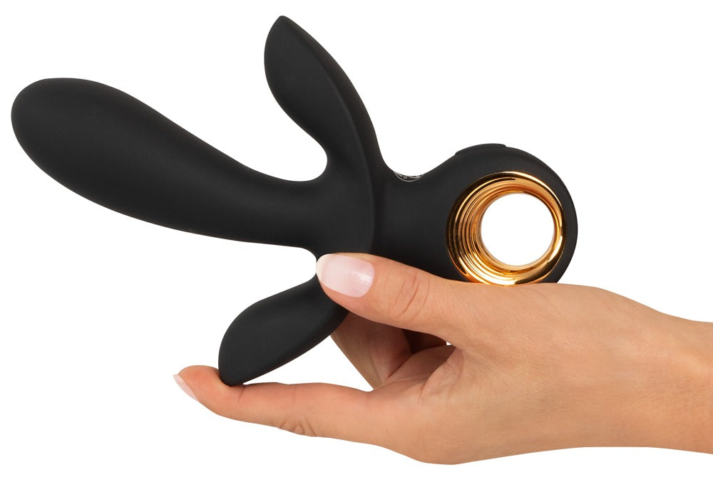 Vibrador Triple Hinchable Eternal - Estimulación Múltiple con 4 Motores