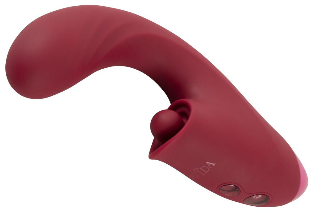 Javida 3 Function Thrusting - Vibrador con Función de Empuje y Estimulador de Clítoris