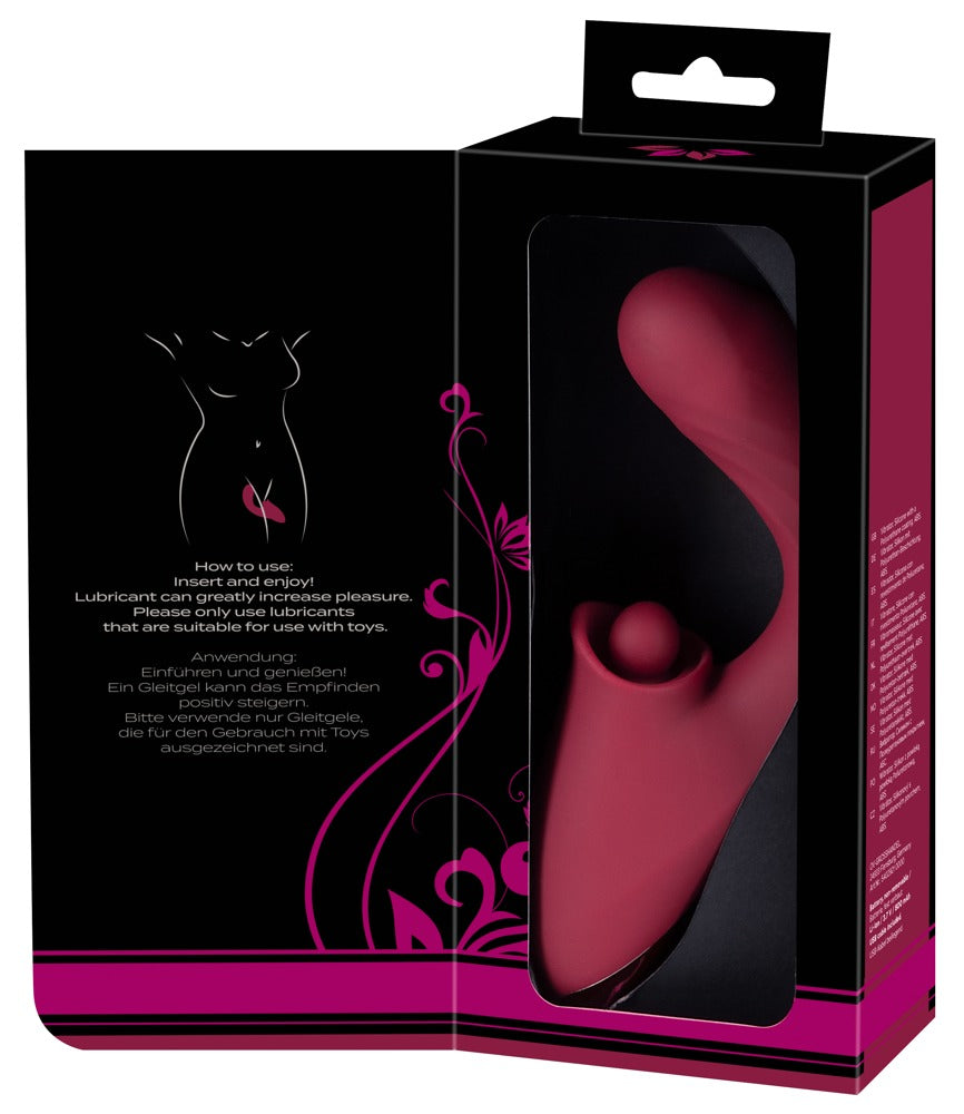 Javida 3 Function Thrusting - Vibrador con Función de Empuje y Estimulador de Clítoris