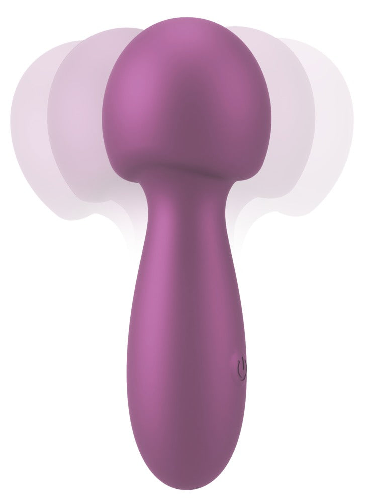 Sweet Smile Metallic Mini Wand - Varita de Masaje Recargable con 10 Modos