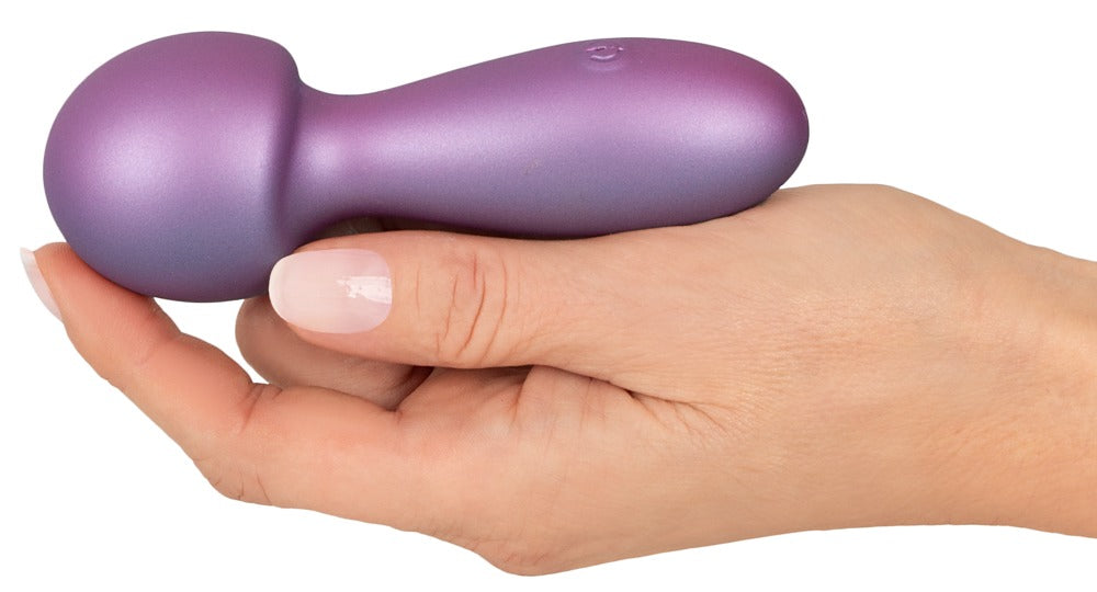 Sweet Smile Metallic Mini Wand - Varita de Masaje Recargable con 10 Modos