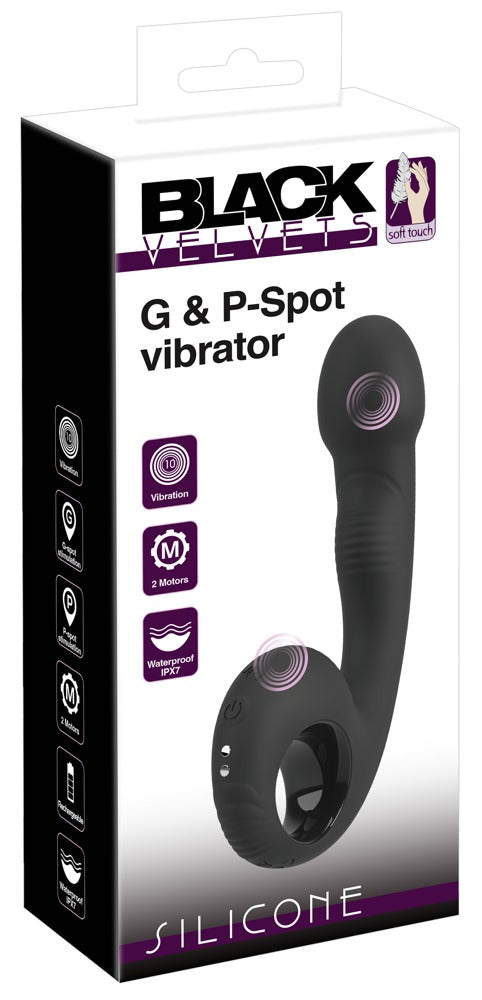 Black Velvets G&P-Spot Vibrato - Vibrador Dual con 2 Motores Independientes