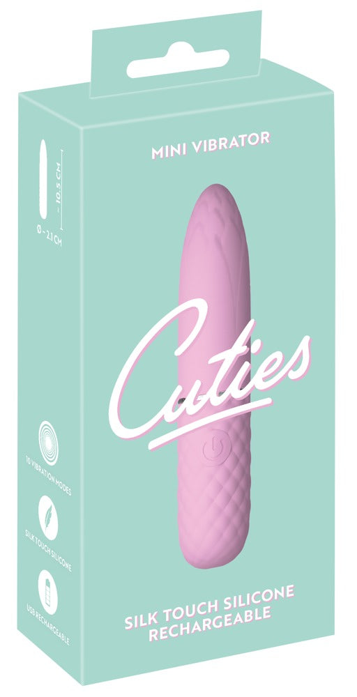 Cuties Mini Vibrador Rose 5.Ge - Minivibrador Recargable 10 Modos