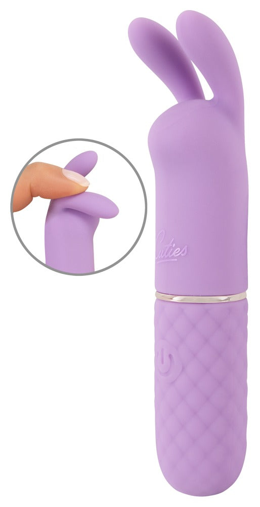 Cuties Rabbit Vibe Purple 5.G - Minivibrador de Silicona con 10 Modos