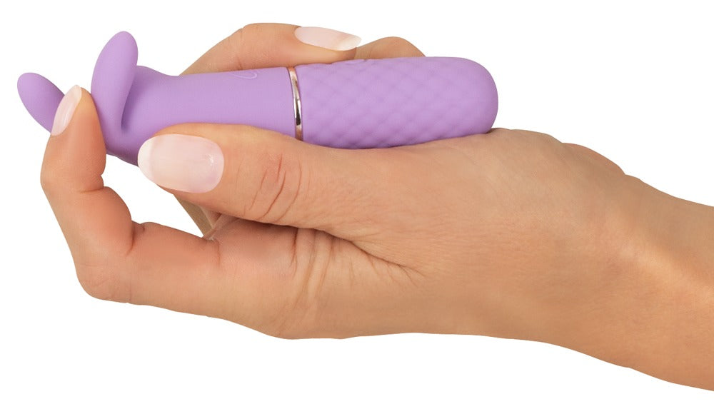 Cuties Rabbit Vibe Purple 5.G - Minivibrador de Silicona con 10 Modos