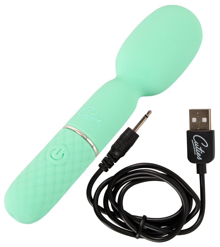 Cuties Mini Wand Green 5.Gen - Minivirador Recargable de Silicona