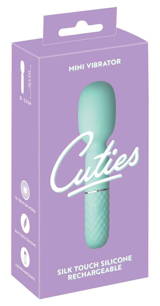 Cuties Mini Wand Green 5.Gen - Minivirador Recargable de Silicona