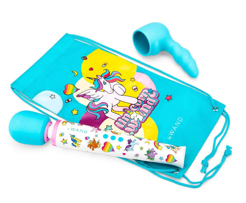 Le Wand Unicorn Wand - Varita Masajeadora Recargable con Accesorios