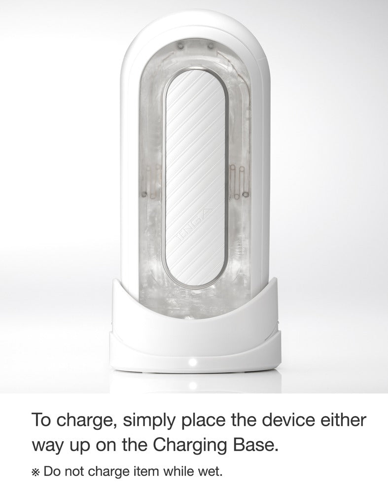 Flip Zero Gravity White Electronic - Masturbador Vibrador Tenga