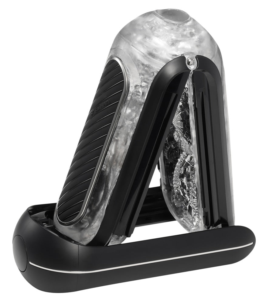 Flip Zero Gravity Black Electr - Masturbador Vibrante con 2 Motores