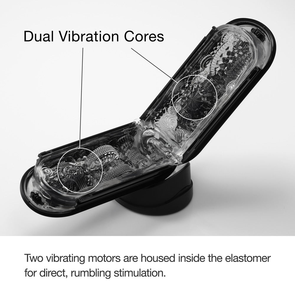 Flip Zero Gravity Black Electr - Masturbador Vibrante con 2 Motores