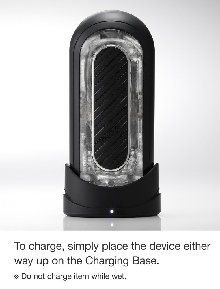 Flip Zero Gravity Black Electr - Masturbador Vibrante con 2 Motores
