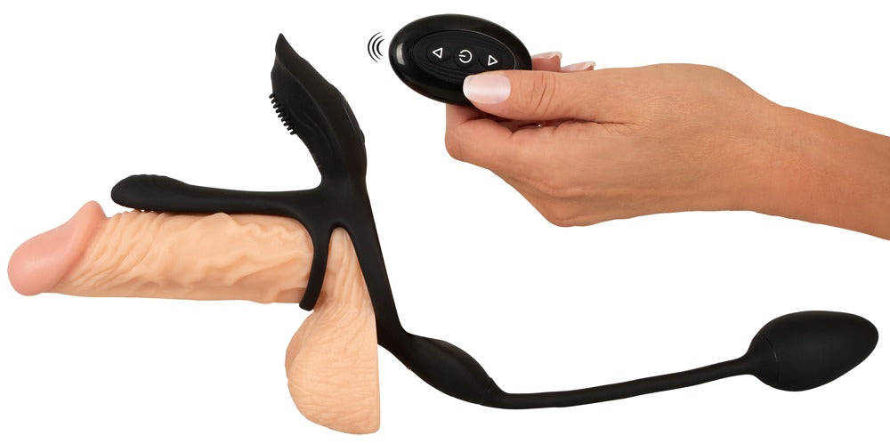 Couples Choice RC Multi Función - Vibrador de Pareja 5 en 1 con Mando a Distancia