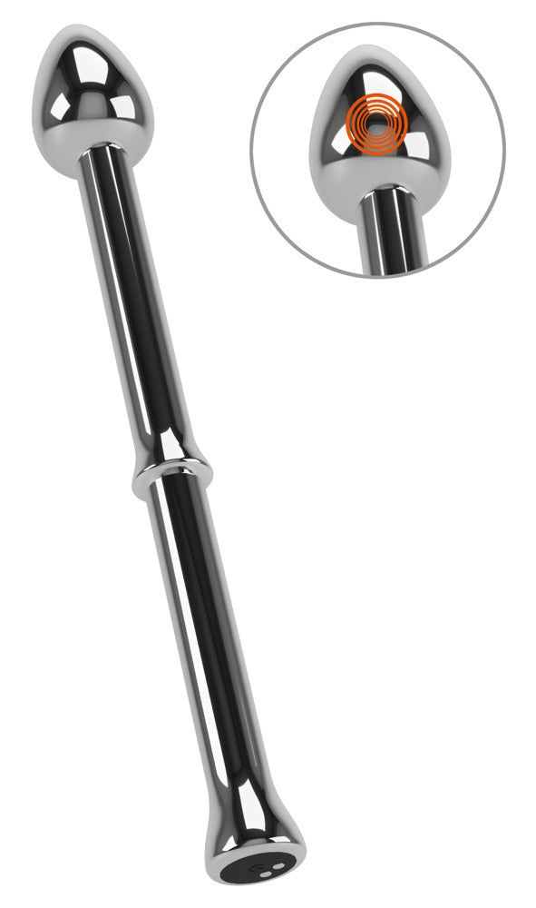 Rebel Metal Milking Stick - Estimulador de Próstata Vibrador con Punta Cónica