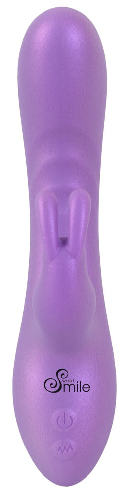 Sweet Smile Flexible Rabbit - Vibrador Clítoris Doble Estimulación Metalizado