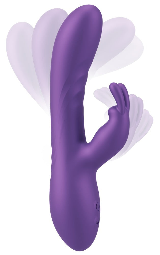 Sweet Smile Flexible Rabbit - Vibrador Clítoris Doble Estimulación Metalizado