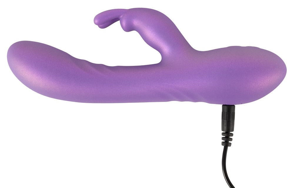 Sweet Smile Flexible Rabbit - Vibrador Clítoris Doble Estimulación Metalizado
