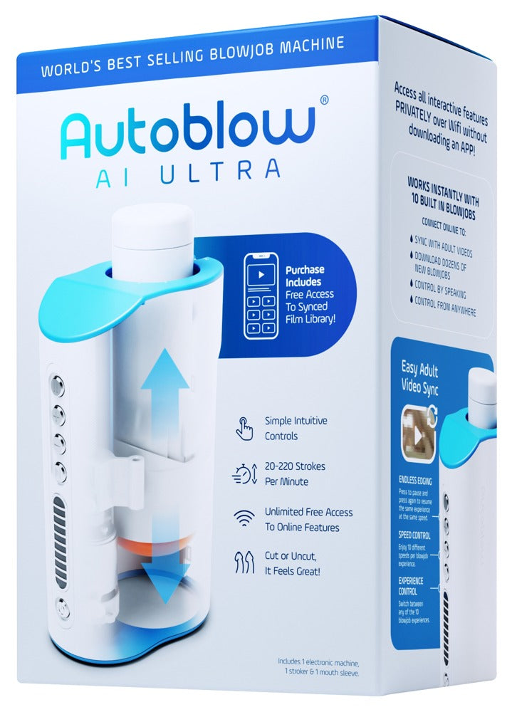 Autoblow AI Ultra EU Plug - Masturbador Inteligente con IA y Vídeos Sincronizados