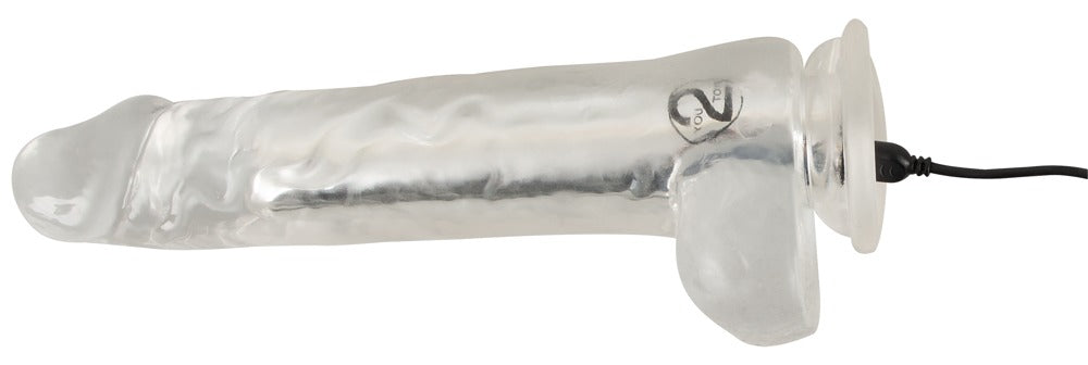 Crystal Clear Vibrador Realista 24.5cm - 10 Modos de Vibración
