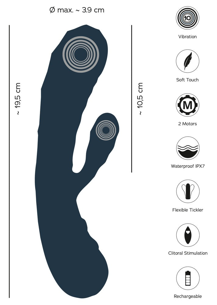 Oh! Rabbit Vibrador Conejo Doble Motor - You2Toys