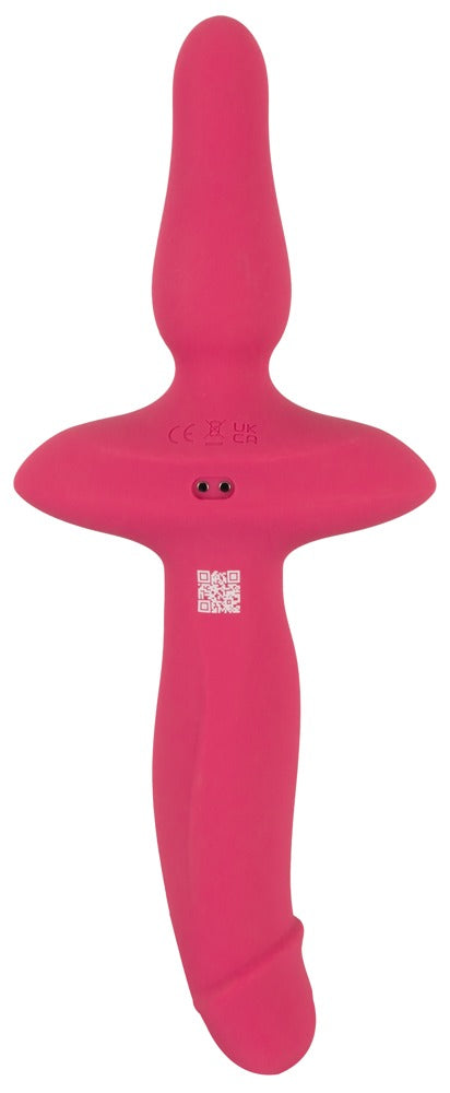 Couples Choice 2in1 Vibrador y Plug Anal - Doble Placer con 10 Modos