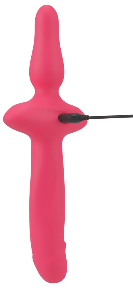 Couples Choice 2in1 Vibrador y Plug Anal - Doble Placer con 10 Modos