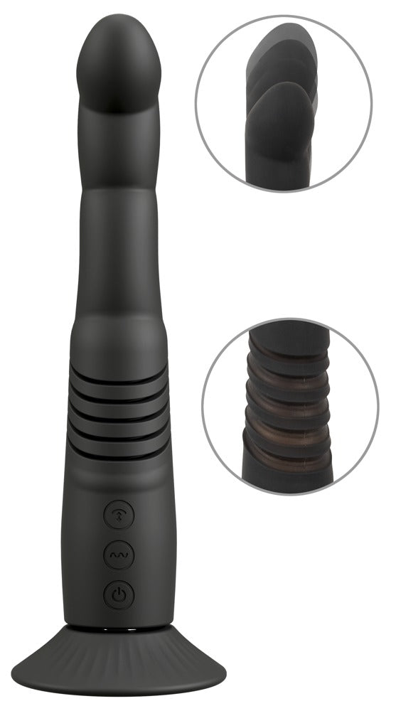 CC G and P-Spot Thrusting Finger - Vibrador de Empuje con Base de Succión