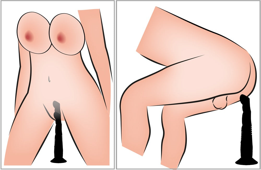CC G and P-Spot Thrusting Finger - Vibrador de Empuje con Base de Succión