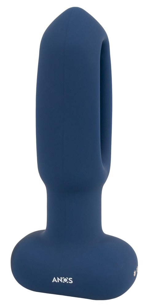 ANOS Flickering Tongue Butt Plug - Vibrador Anal con Lengüeta Motorizada y Mando a Distancia