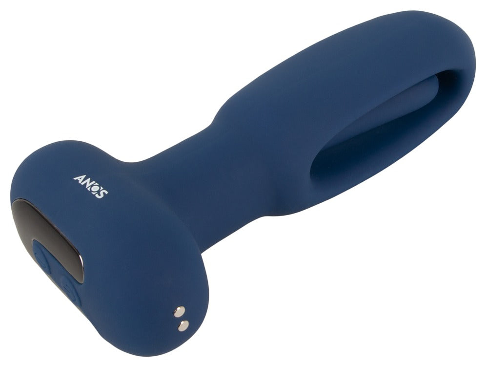 ANOS Flickering Tongue Butt Plug - Vibrador Anal con Lengüeta Motorizada y Mando a Distancia