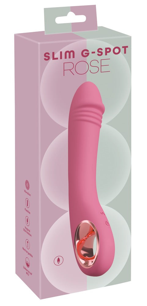 Slim G-Spot Rose - Vibrador Punto G You2Toys con 10 Modos