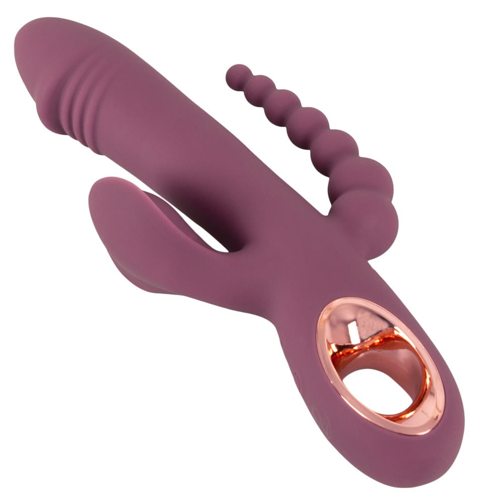 Slim Triple Plum - Vibrador 3 en 1 Recargable You2Toys