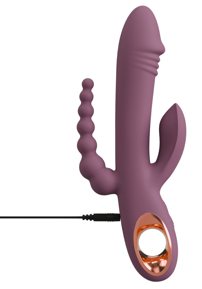 Slim Triple Plum - Vibrador 3 en 1 Recargable You2Toys