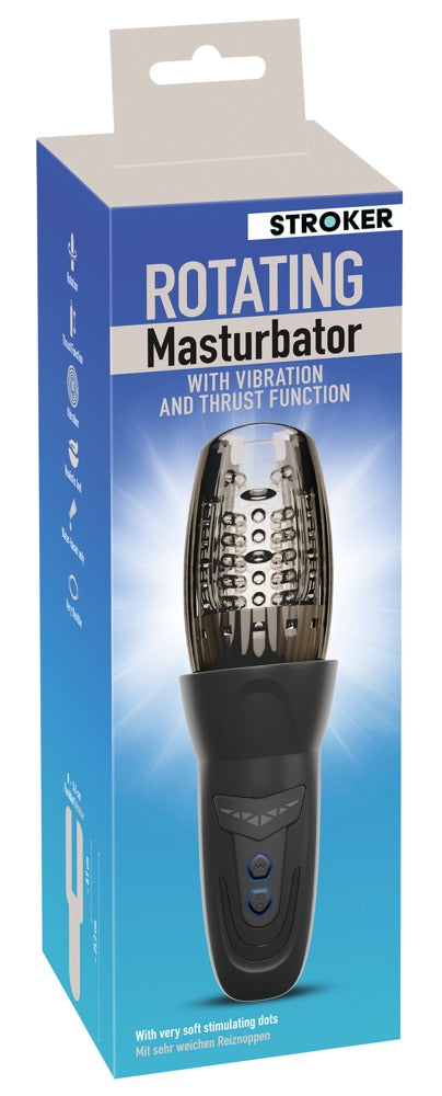 Masturbador Rotatorio STROKER con Vibración y 8 Modos de Rotación