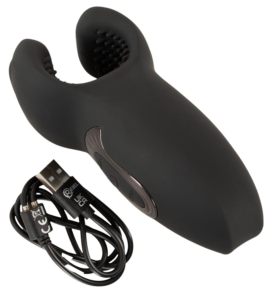 Rebel Man Wand - Masturbador con Alas Vibratorias Móviles y 3 Motores