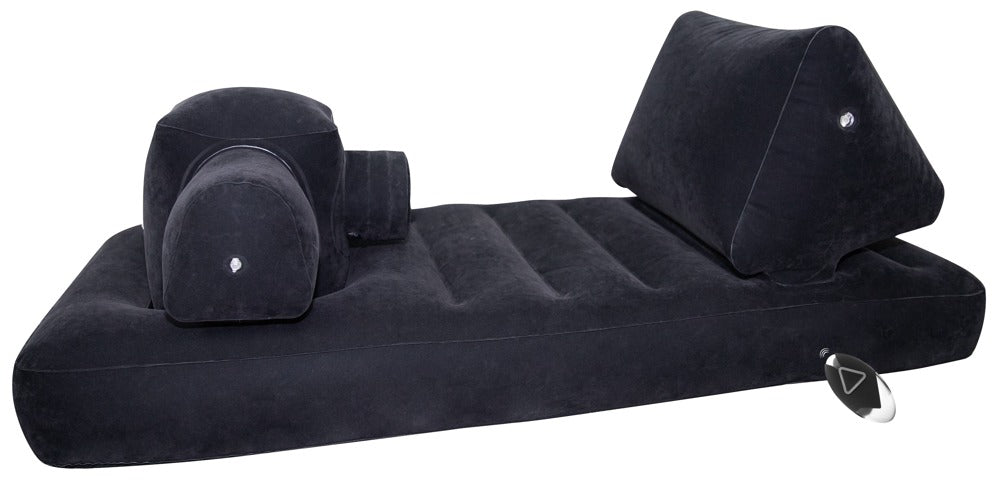 Velvet Luxury Bed You2Toys - Cama Hinchable con Vibradores y Mando a Distancia