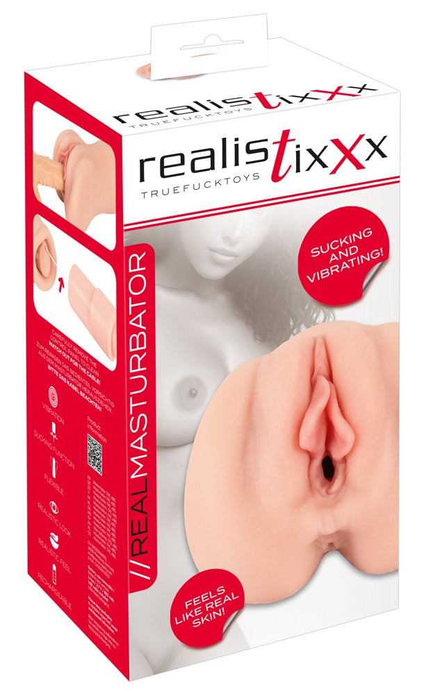 Realistixxx Masturbator Suckin - Masturbador con Succión y Vibración