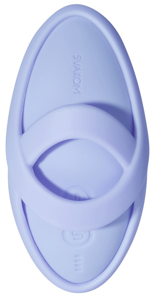 Echo 2 Sky Blue - Vibrador de Dedo Inteligente con Calor