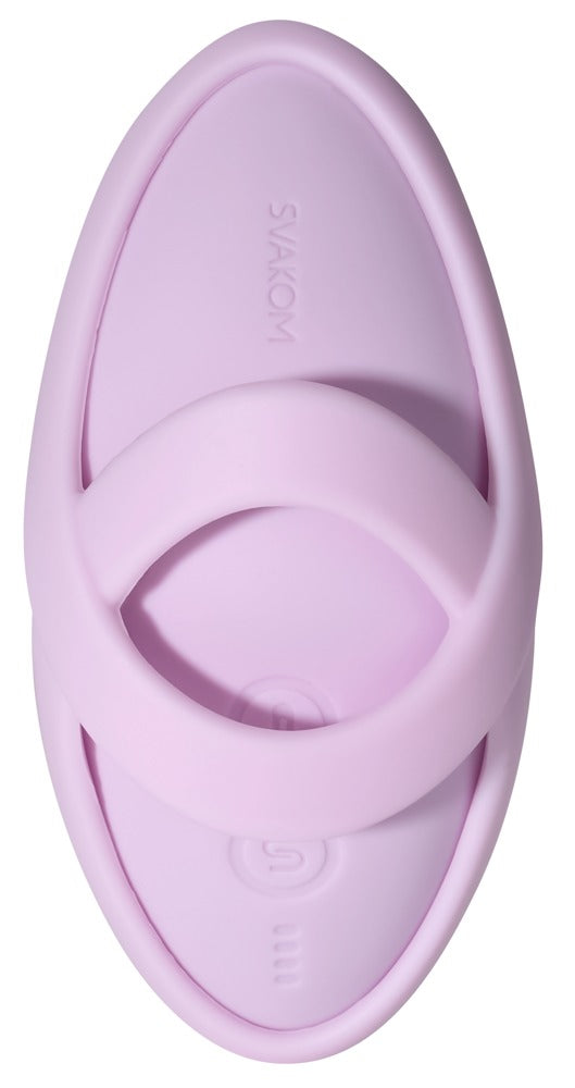 Echo 2 Pink Lilac - Vibrador de Dedo Inteligente con Calor SVAKOM