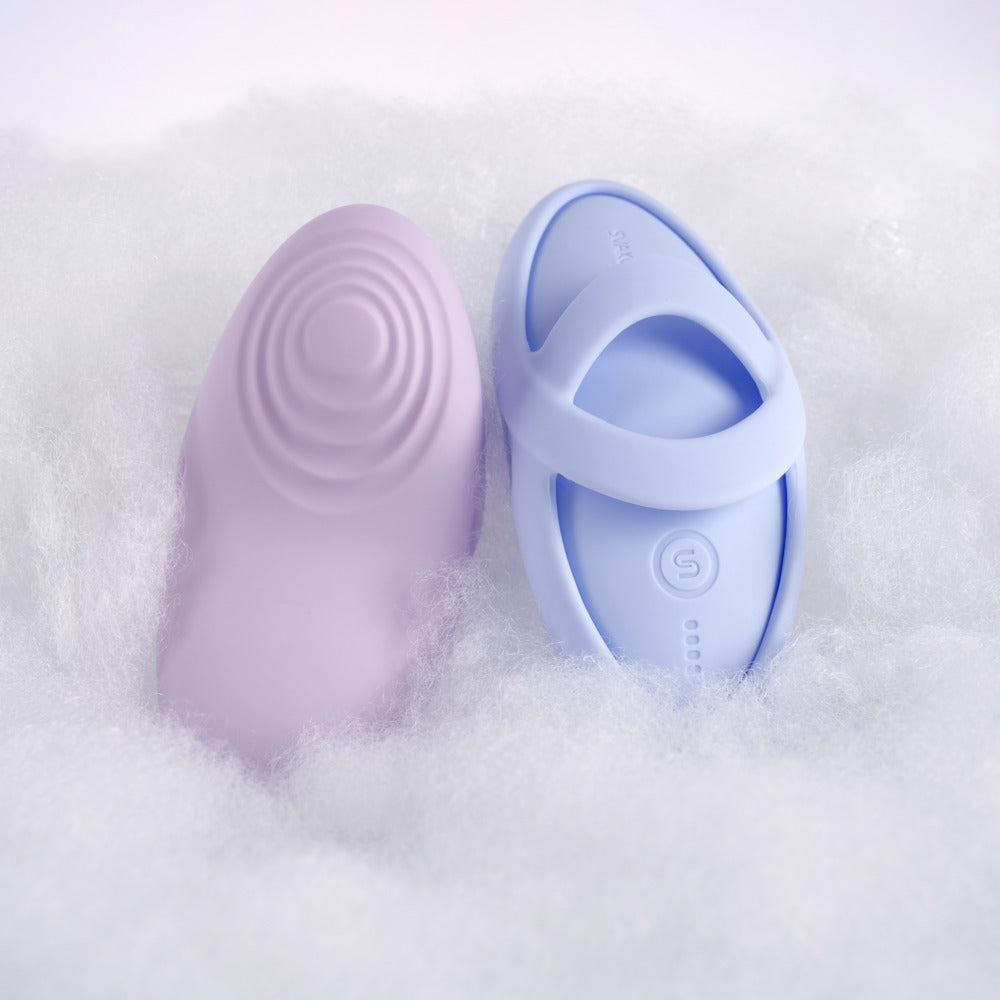 Echo 2 Pink Lilac - Vibrador de Dedo Inteligente con Calor SVAKOM