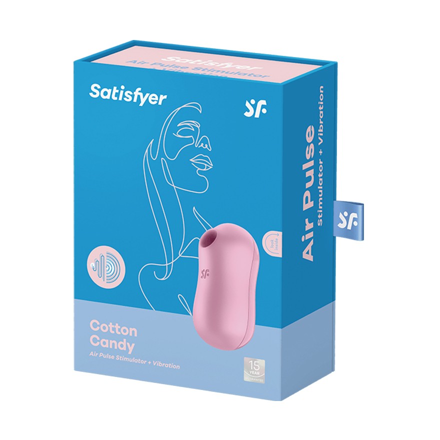 Cotton Candy Succionador de Clítoris y Vibrador Lila