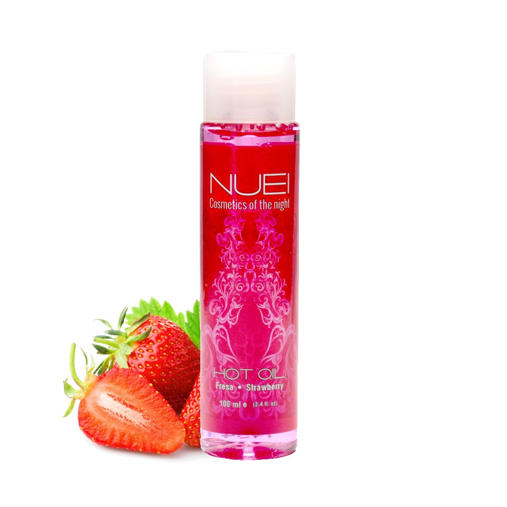 Nuei Aceite Hot Oil Efecto Calor Fresa 100 ml