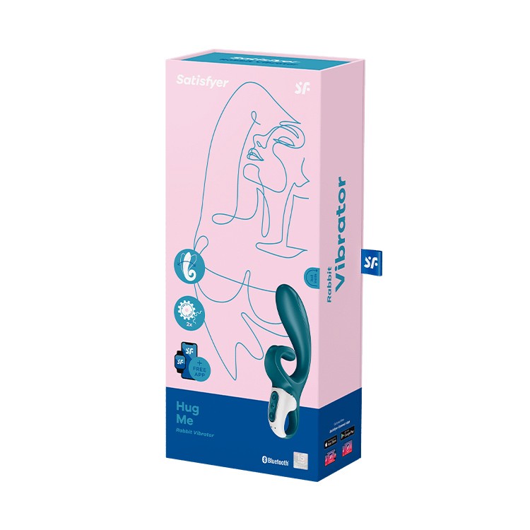 Vibrador Hug Me con APP Satisfyer Connect Grayblue