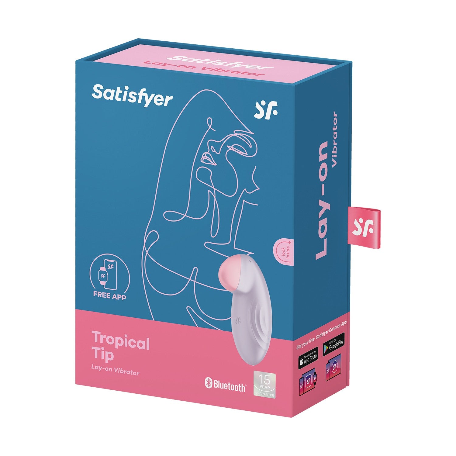 Tropical Tip con APP Satisfyer Connect Lila
